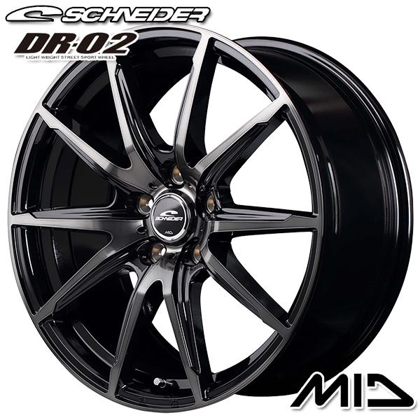 サマータイヤ ホイール4本セット 205/50R17インチ 5H114 MID シュナイダーDR-0...