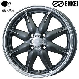 オールシーズンタイヤ ホイール4本セット 155/65R14インチ 4H100 ENKEI エンケイ オール ワン GM クムホ ソルウス 4S HA32