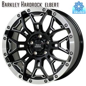 デリカD5 225/70R16インチ ブリヂストン ブリザック DMV3 5H114.3 スタッドレスタイヤホイール4本セット バークレイハードロック エルバート