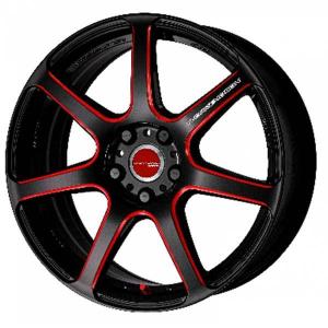 WORK WORK EMOTION T7R 17×7.0J PCD100 5H INSET+53 キャンディレッド