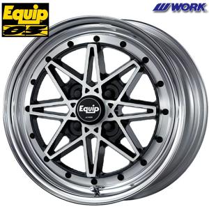 WORK WORK EQUIP 40 O/H ブルットシルバー 15インチ 4H100 6J+39 4本