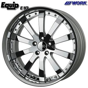 サマータイヤ ホイール4本セット 225/55R19インチ 5H114.3 WORK Equip ワーク エクイップ 10 スーパークロームメッキ ミシュラン パイロットスポーツ4 SUV