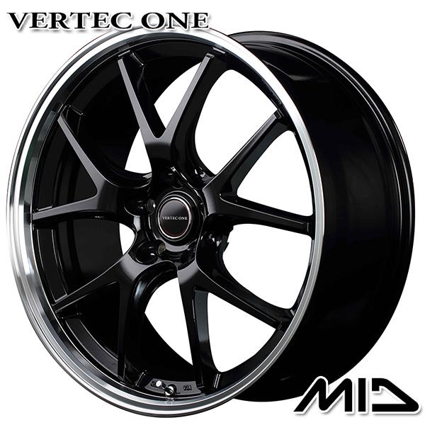 サマータイヤ ホイールセット 225/45R18インチ 5H114.3 MID ヴァーテックワン E...