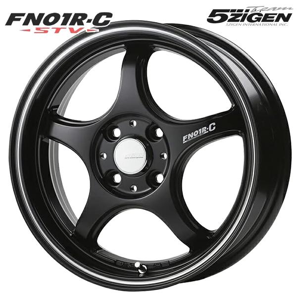 5次元 FN01R-C STV 5ZIGEN  14インチ 5.0J 4H100 +45 マットブラ...