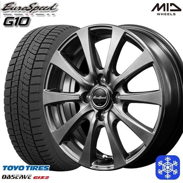 165/65R14インチ TOYO OBSERVE GIZ2 トーヨー オブザーブ ギズ2 4.5J...