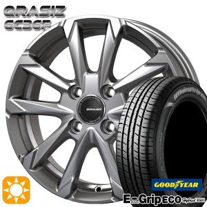 サマータイヤ ホイール4本セット 145/80R13インチ 4H100 KOSEI クレイシズ GC36F シルバー グッドイヤー エフィシエントグリップ エコ EG01｜mauto