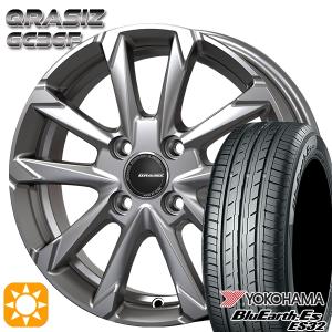 サマータイヤ ホイール4本セット 145/80R13インチ 4H100 KOSEI クレイシズ GC36F シルバー ヨコハマ ブルーアース ES32｜mauto