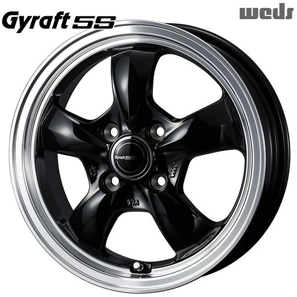 サマータイヤ ホイール4本セット 145/80R12インチ 80/78N 4H100 ウェッズ グラ...