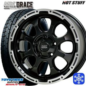 25〜26日+5倍 205/60R16インチ トーヨー ガリット ギズ TOYO GARIT GIZ 5H114.3 スタッドレスタイヤホイール4本セット マッドクロス グレイス GB/P｜mauto