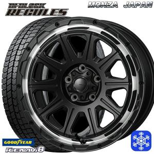 25〜26日+5倍 205/65R16インチ グッドイヤー アイスナビ8 ICE NAVI8 5H114.3 スタッドレスタイヤホイール4本セット MONZA ハイブロック レグルス RP｜mauto