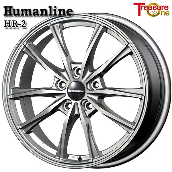 トレジャーワン ヒューマンライン HR-2 17インチ 6.5J 5H120 +40 ダークグレー ...