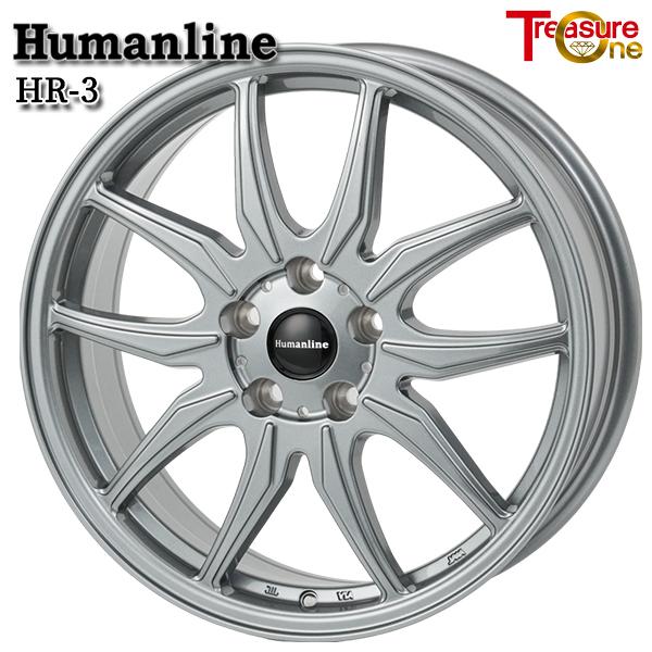 トレジャーワン ヒューマンライン HR-3 17インチ 6.5J 5H120 +40 ダークシルバー...