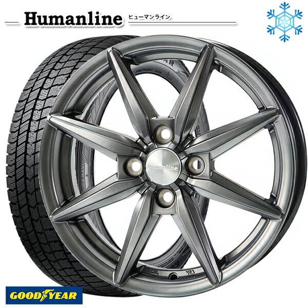 5月15日+5倍 145/80R13インチ グッドイヤー アイスナビ8 ICE NAVI8 4H10...