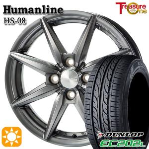 サマータイヤ ホイール4本セット 155/65R14インチ 4H100 トレジャーワン ヒューマンラ...