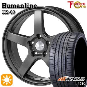 サマータイヤ ホイール4本セット 225/40R18インチ 5H114 トレジャーワン ヒューマンライン HS09 DG ウィンラン R330｜mauto