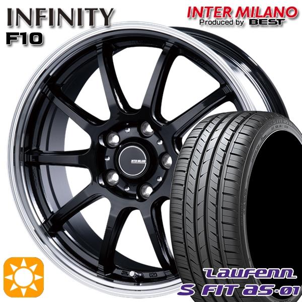 サマータイヤ ホイール4本セット 225/40R18インチ 5H114 インフィニティ F10 BK...