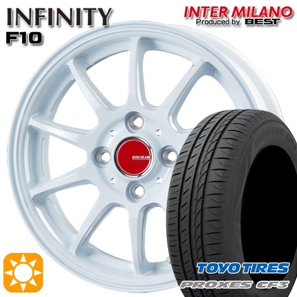 サマータイヤ ホイール4本セット 165/65R14インチ 4H100 インフィニティ F10 ホワ...