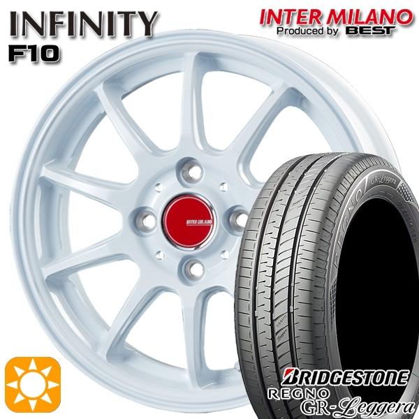 サマータイヤ ホイール4本セット 165/60R15インチ 4H100 インフィニティ F10 ホワ...