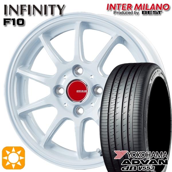 サマータイヤ ホイール4本セット 185/65R15インチ 4H100 インフィニティ F10 ホワ...