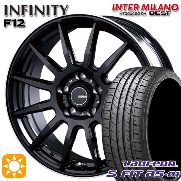 サマータイヤ ホイール4本セット 225/55R17インチ 5H114 インフィニティ F12 BK...