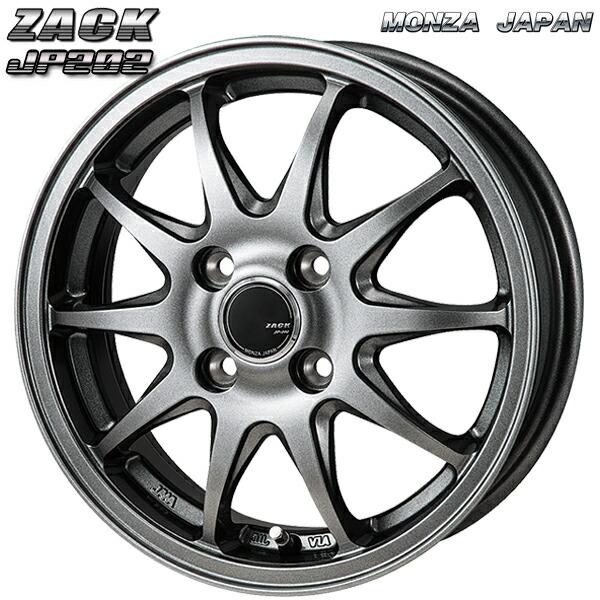 サマータイヤ ホイール4本セット 155/65R14インチ 4H100 MONZA ZACK ザック...