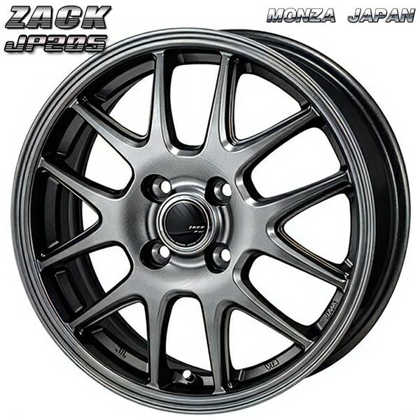 サマータイヤ ホイール4本セット 155/65R14インチ 4H100 MONZA ZACK ザック...