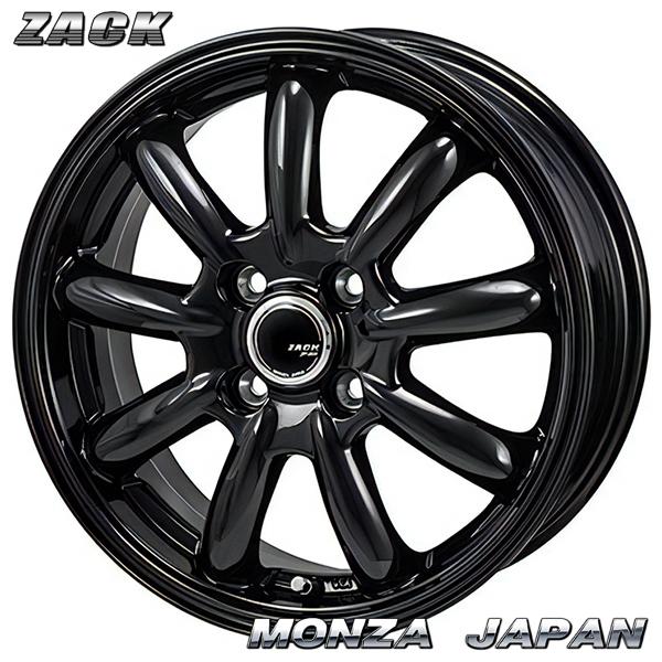 サマータイヤ ホイール4本セット 155/65R14インチ 4H100 MONZA ZACK ザック...