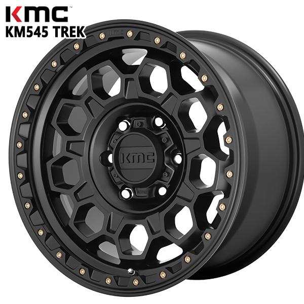 KMC KM545 TREK 17インチ 8.0J 5H114.3 +35 SATIN BLACK ...