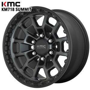 KMC KM718 SUMMIT 17インチ 8.5J 6H139.7 +0 SATIN BLACK GRAY KMC KM718 SUMMIT 17インチ 8.5J 6H139.7 +0 SATIN BLACK GRAY