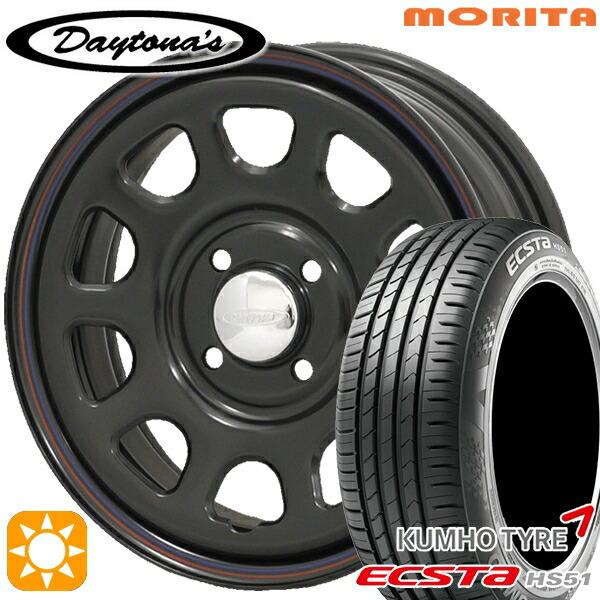 サマータイヤ ホイール4本セット 155/55R14インチ 4H100 MRT DAYTONA&apos;S ...