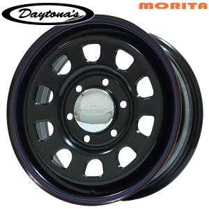 4枚セット】 DAYTONA H300 16x6.0 ±0 139.7x5 BK/RB LINE