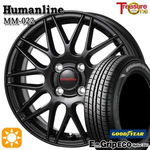 サマータイヤ ホイール4本セット 175/70R14インチ 4H100 ヒューマンライン MM022 BK グッドイヤー エフィシエントグリップ エコ EG01｜mauto