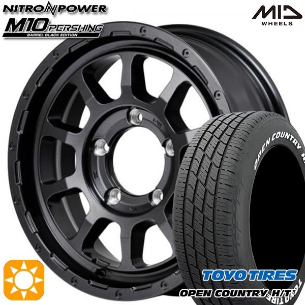 ジムニーノマド用 ホイールセット 215/70R16インチ 5H139.7 MID ナイトロパワー ...