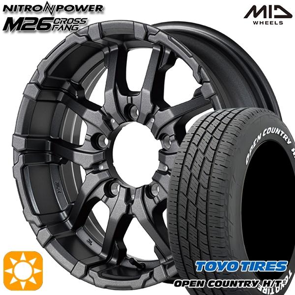 ジムニーノマド用 ホイールセット 215/70R16インチ 5H139.7 MID ナイトロパワー ...