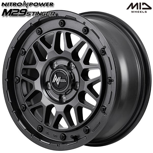 サマータイヤ ホイール4本セット 205/55R17インチ 5H114 MID ナイトロパワー M2...