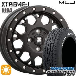 サマータイヤ ホイール4本セット 215/70R16インチ 4H100 MLJ エクストリームJ XJ04 SB トーヨー オープンカントリー A/T EX ホワイトレター