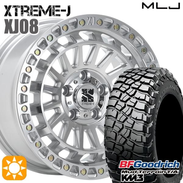 JL/JKラングラー ホイールセット 245/75R17インチ 5H127 MLJ エクストリームJ...