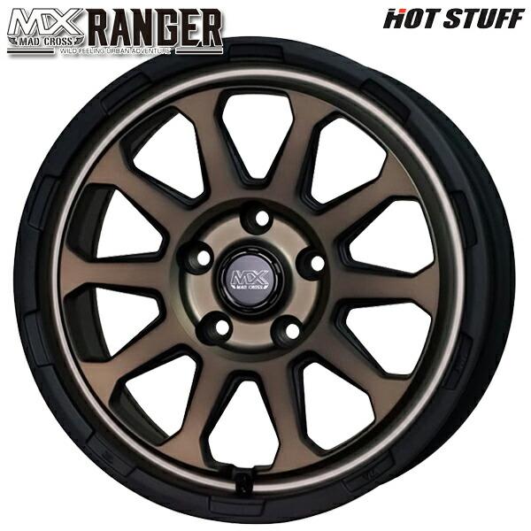 サマータイヤ ホイール4本セット 205/50R17インチ 5H114 ホットスタッフ マッドクロス...