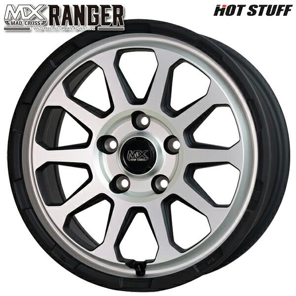 サマータイヤ ホイール4本セット 205/50R17インチ 5H114 ホットスタッフ マッドクロス...