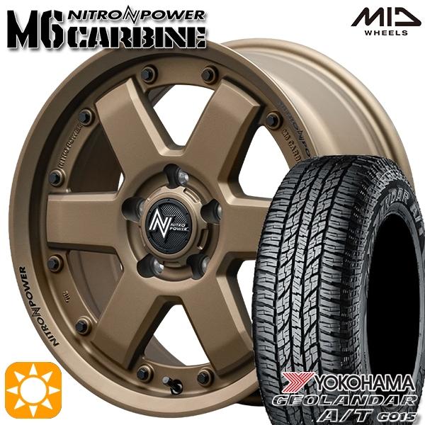 サマータイヤ ホイール4本セット 215/60R16インチ 5H114 MID ナイトロパワー M6...