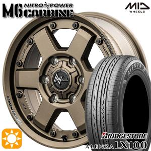 サマータイヤ ホイール4本セット 265/70R17インチ 6H139 MID ナイトロパワー M6 カービン DB ブリヂストン アレンザ LX100｜mauto