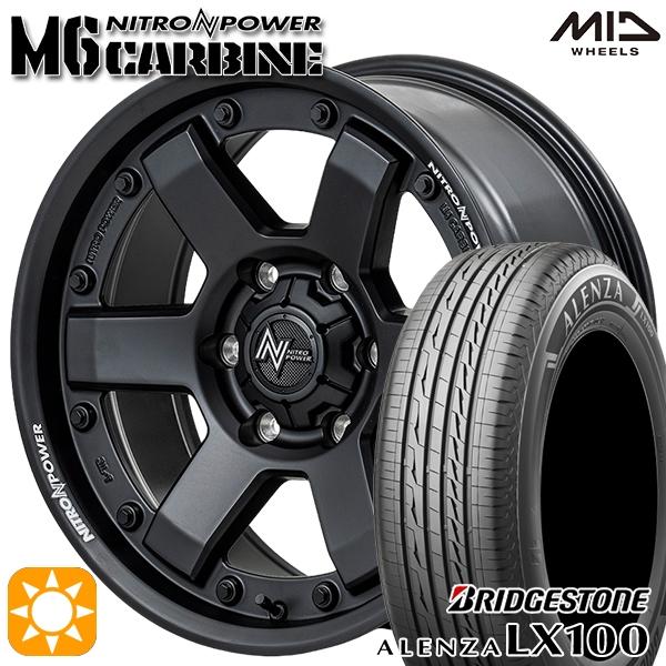 サマータイヤ ホイール4本セット 265/70R17インチ 6H139 MID ナイトロパワー M6...