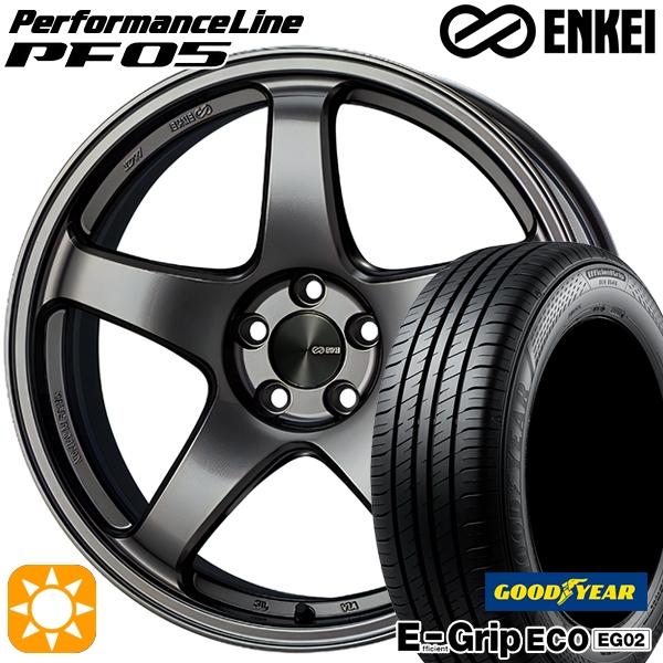 サマータイヤ ホイール4本セット 195/55R16インチ 4H100 ENKEI エンケイ パフォ...