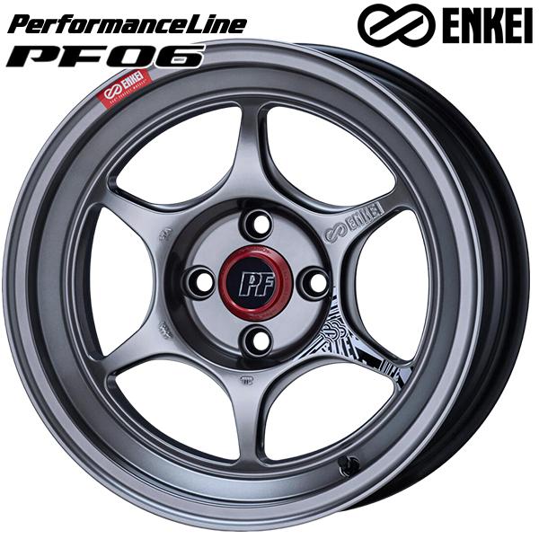 ENKEI エンケイ パフォーマンスライン PF06 15インチ 8.0J 4H100 +35 ハイ...