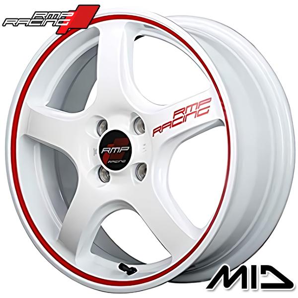 25〜26日+5倍 サマータイヤ ホイール4本セット 165/55R15インチ 4H100 MID ...