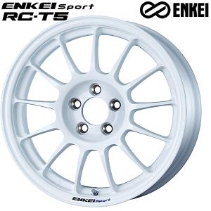 25〜26日+5倍 ENKEI エンケイ スポーツ RC-T5 16インチ 6.5J 5H114.3 +45 ホワイト アルミホイール単品 4本セット 送料無料