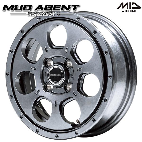 MID MUD AGENT ロードマックス マッドエージェント 12インチ 4.0J 4H100 +...