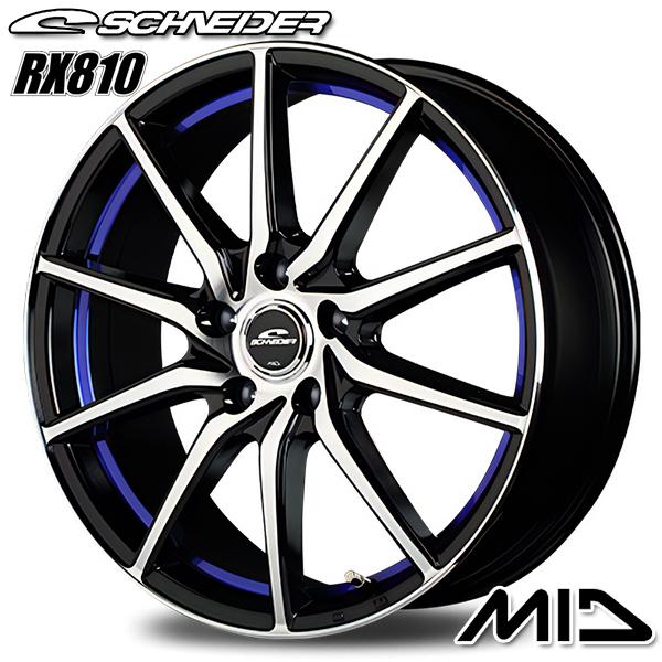 サマータイヤ ホイール4本セット 205/50R17インチ 5H114 MID シュナイダー RX8...