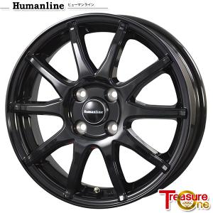 トレジャーワンカンパニー 14インチ 5.5J 4H100 +43 ヒューマンライン