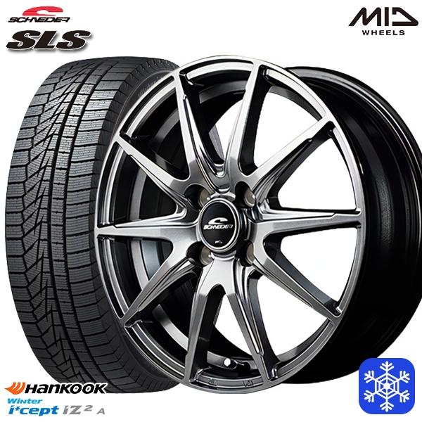 145/80R13インチ ハンコック HANKOOK W626 4H100 スタッドレスタイヤホイー...